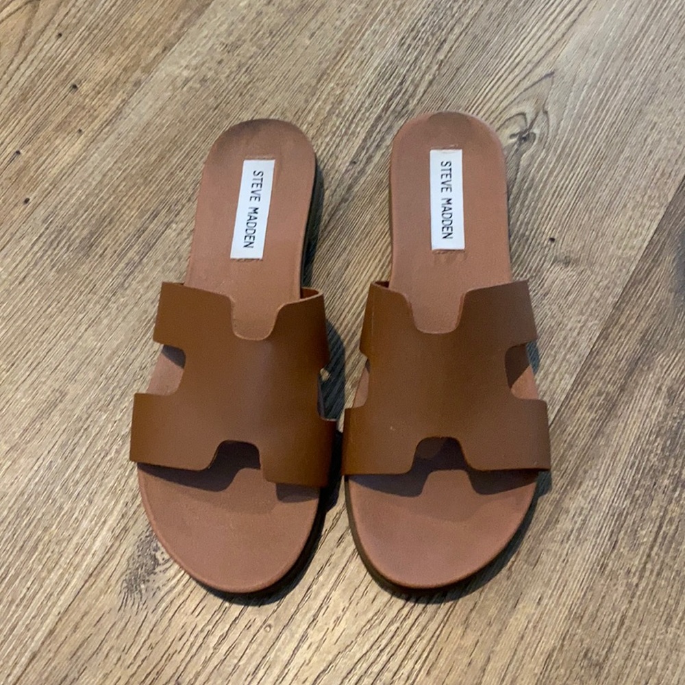 Brown Steve Madden sandals - size 7.5